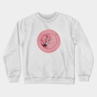 Flamingo by Kris Morse Crewneck Sweatshirt